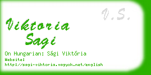 viktoria sagi business card