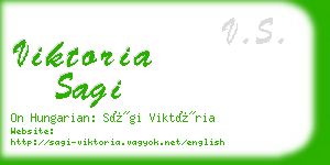 viktoria sagi business card